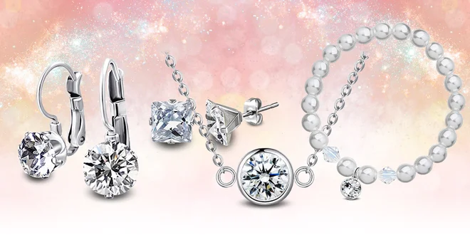 Ocelové šperky Crystal Collection Swarovski®