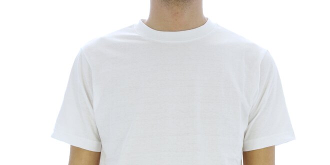 Pánské bílé bavlněné tričko Southpole