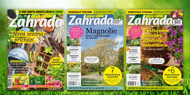 Roční předplatné časopisu Zahrada prima nápadů