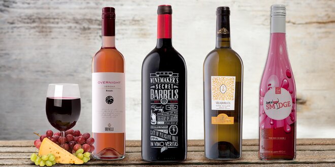 Špičková vína z Itálie, Portugalska i Chile