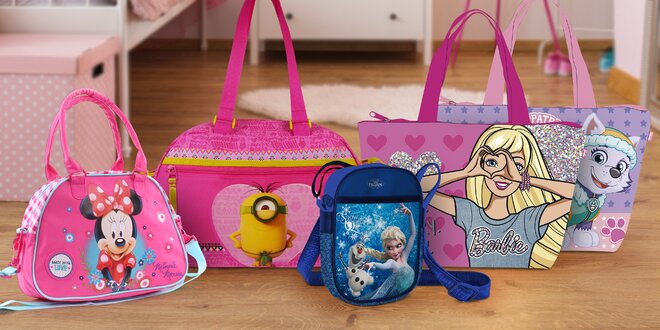 Dětské tašky a kabelky s oblíbenými postavičkami