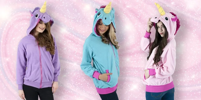 Originální KIGU mikiny s jednorožcem, 3 barvy