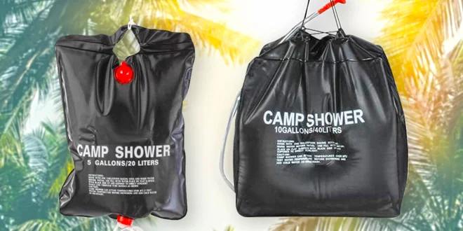 Solární kempingová sprcha na 20 nebo 40 litrů