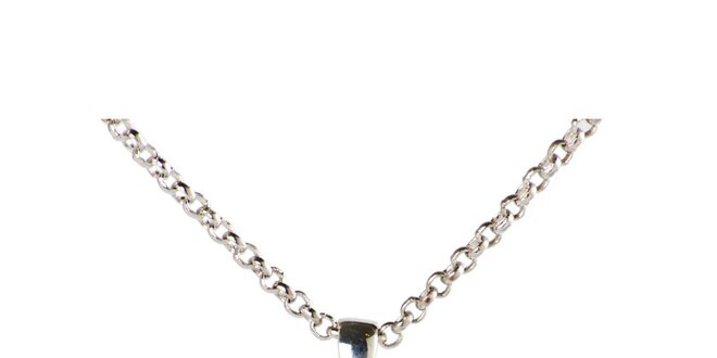 Dámský stříbrný náhrdelník s malým srdíčkem Destellos