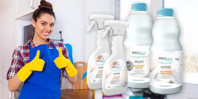 Dezinfekce prádla a pračky PROdezi bez chlóru