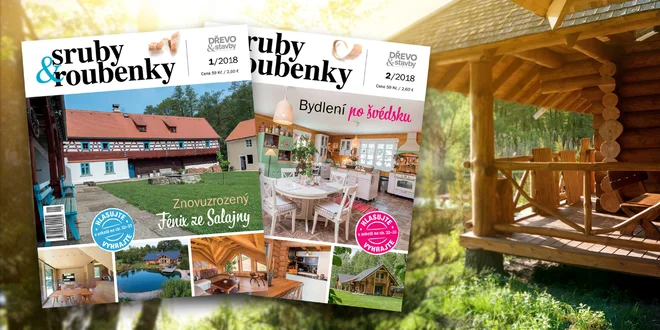 Roční předplatné čtvrtletníku Sruby & roubenky