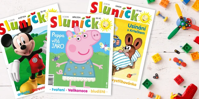 Roční předplatné dětského časopisu Sluníčko