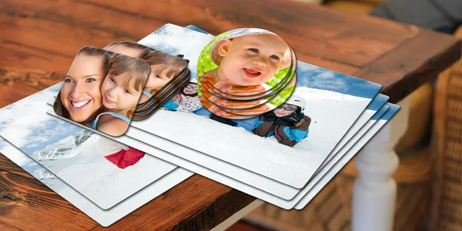 Originální prostírání s vlastní fotografií
