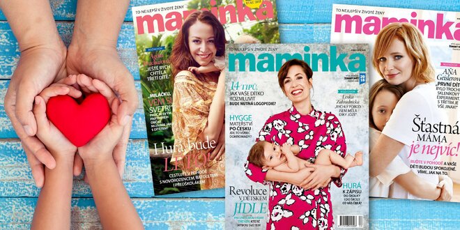 Maminka: Roční předplatné oblíbeného časopisu