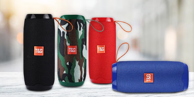Stylové přenosné bluetooth reproduktory T&G