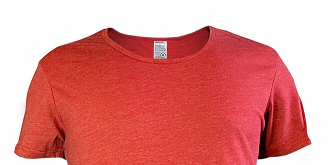 Pánské červené melírované tričko Mosmann