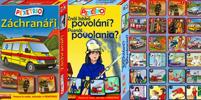 Pexetrio - zábavná a naučná stolní hra