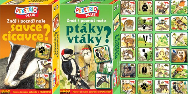 Pexetrio – zábavná a naučná stolní hra