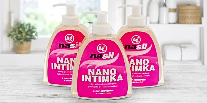 Antibakteriální intimní gel s nanostříbrem