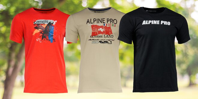 Pánská trička Alpine pro