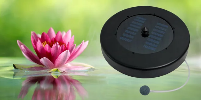 Solární provzdušňovač pro jezírka a rybníčky