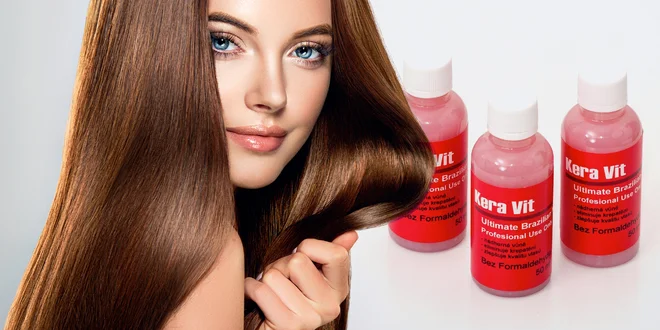 Regenerace vlasů: brazilský keratin Kera Vit