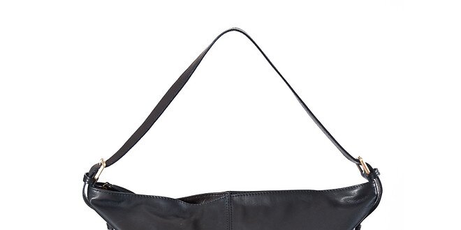 Dámská černá kabelka se dvěma kapsami Luisa Vannini