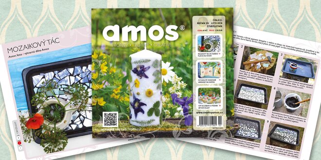Roční předplatné kreativního časopisu Amos