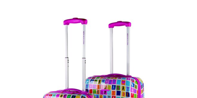 Set barevných kufrů Agatha Ruiz de la Prada