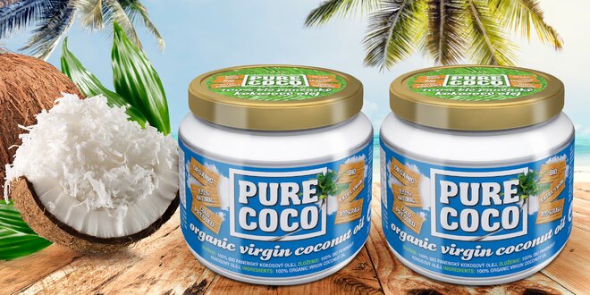 Pure Coco: 100% kokosový bio extra virgin olej