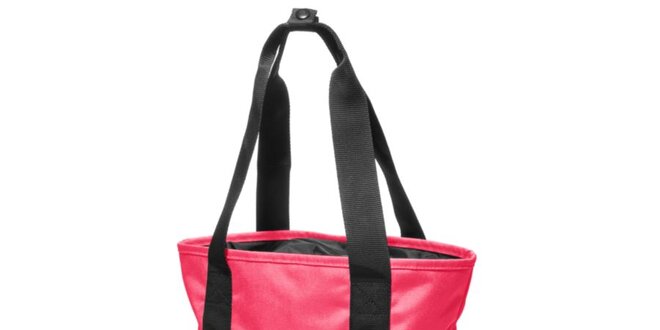 Dámská pastelově růžová taška Eastpak s černými detaily