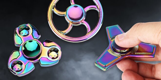 Kovový Fidget Spinner: antistresová hračka