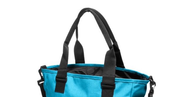 Dámská azurově modrá taška Eastpak s černými detaily
