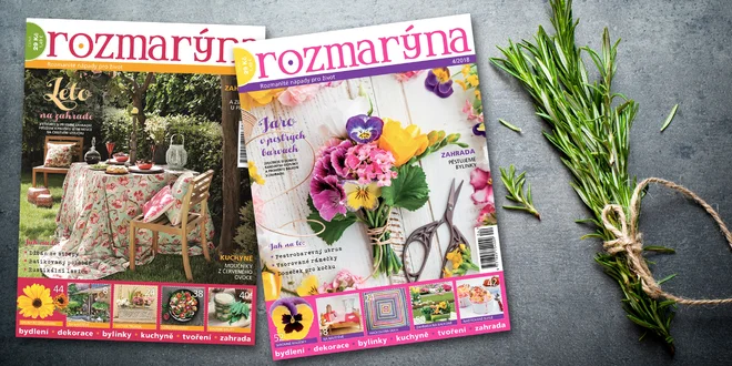 Roční předplatné časopisu Rozmarýna s bonusy