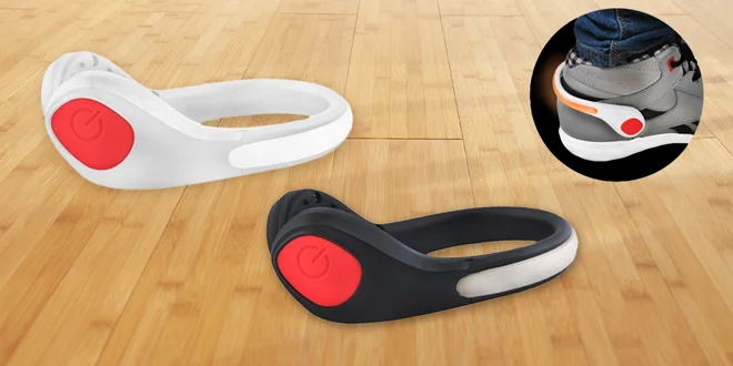 Bezpečnostní LED světlo na boty nejen pro běžce