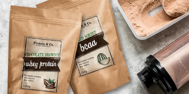 Proteiny, spalovače i BCAA od českého výrobce