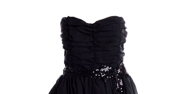 Dámské korzetové černé šaty Yumi