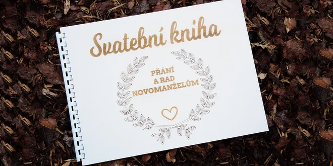 Svatební deníčky, visačky a krabička na přání