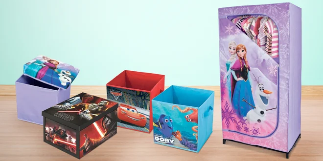 Úložné boxy, otomany a skříně s licenčními motivy