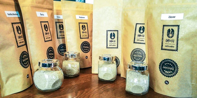 BIO Mletá zelená káva s rôznymi príchuťami