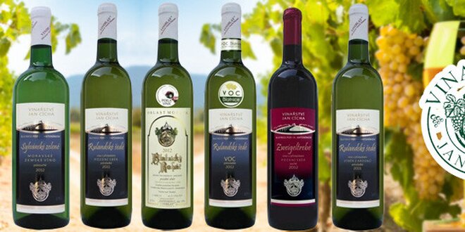 6 vín z Blatnice - Vinařství Jan Cícha
