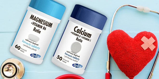 Doplňky stravy: vitamíny kalcium i magnézium