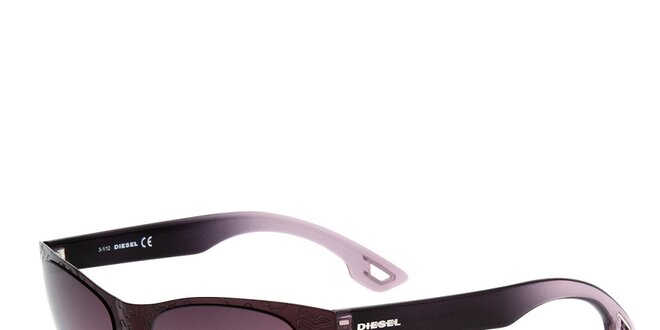 Dámské fialovo-černé sluneční brýle Diesel