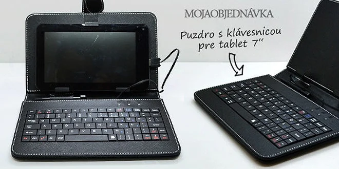Puzdro s klávesnicou pre váš TABLET 7"