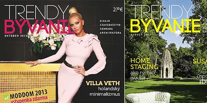 Trendy Bývanie - 6 čísiel vrátane poštovného