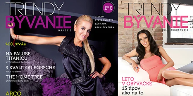 Ročné predplatné magazínu TRENDY BÝVANIE