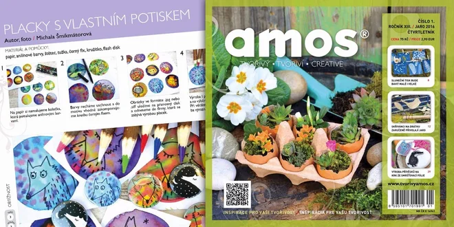Předplatné tvořivého časopisu Creative Amos
