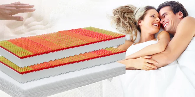 Oboustranné pěnové matrace Visco Baron