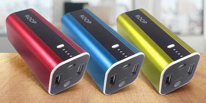 Powerbanka ROOP s kapacitou 12 000 mAh v 7 barvách