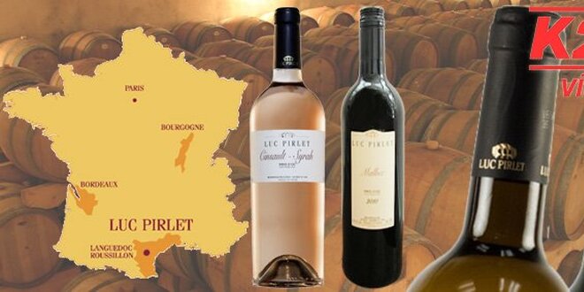 299 Kč za DVĚ francouzská vína. Cinsault-Syrah Rosé 2010 a Malbec 2010!