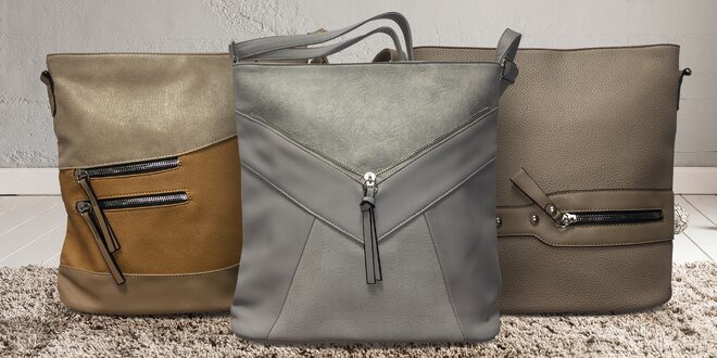Elegantní kabelky z eko kůže: 3 modely a 7 barev