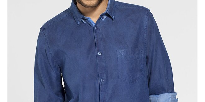 Pánská indigově modrá košile Ben Sherman