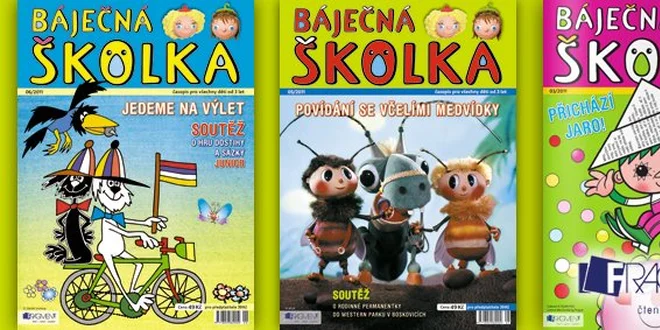 299 Kč za roční předplatné časopisu pro děti Báječná školka!