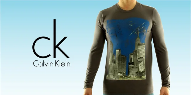 Pánská trička Calvin Klein s dlouhým rukávem