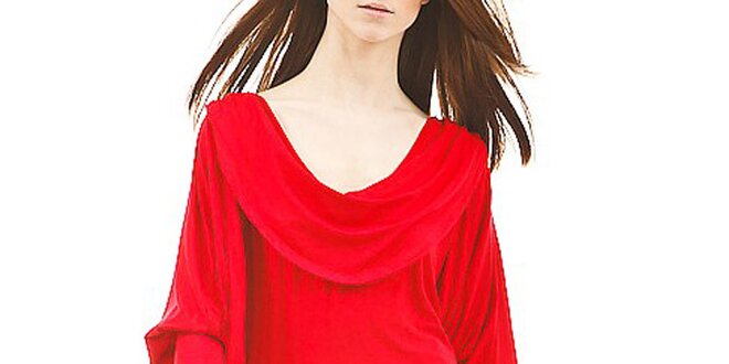 Dámské ohnivě červené šaty s odhalenými zády Yuliya Babich